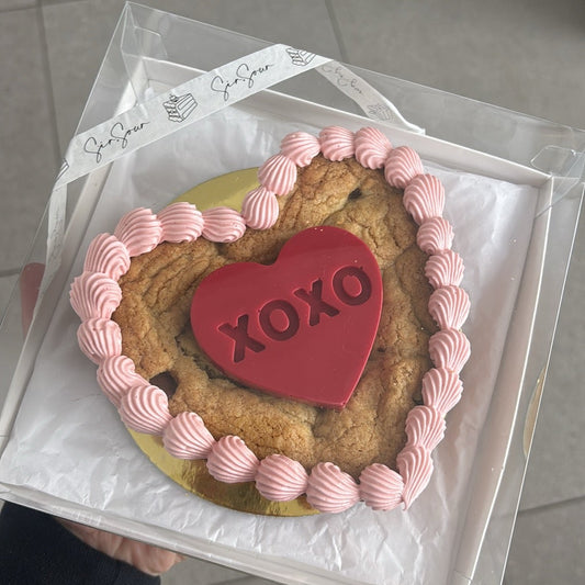 valentines cookie cake